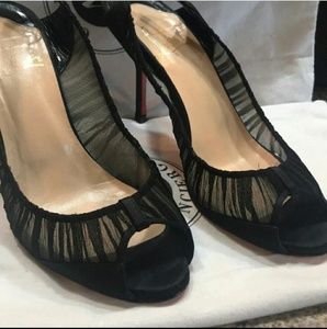 Authentic Christian Louboutin Sling Back Shoe